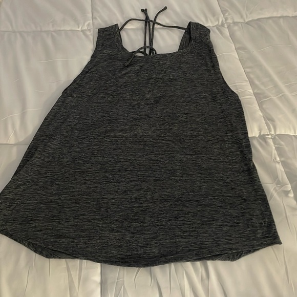 Pink Victoria’s Secret Athletic Shirt Tank Top Sz S P Heather Gray Sleeveless - Picture 2 of 7